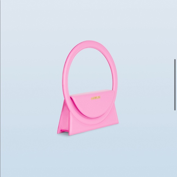 Jacquemes Le Sac Rond bag in pink - Picture 2 of 10